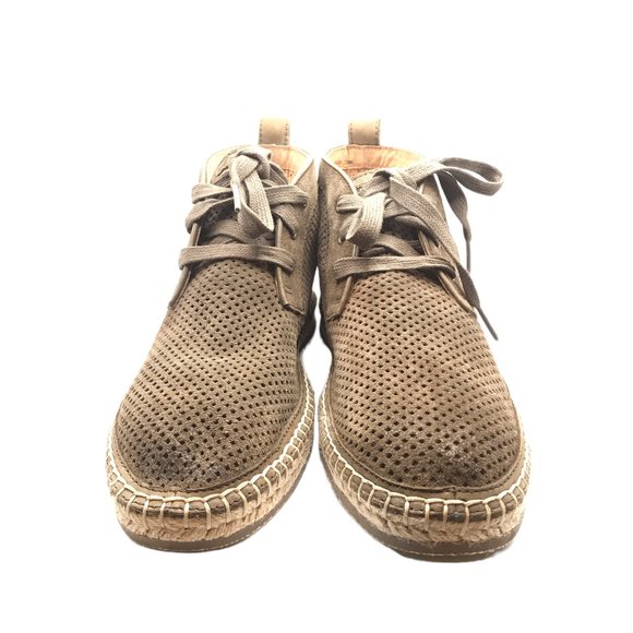 JOHN VARVATOS MICK Brown SUEDE Espadrille CHUKKA BOOTS! Size 7.5! - Picture 3 of 7